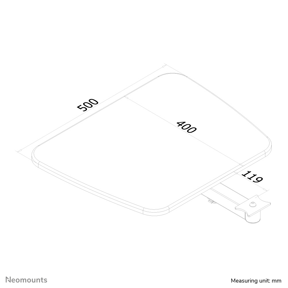 Neomounts PLASMA-ME-SHELF Multimedia houder